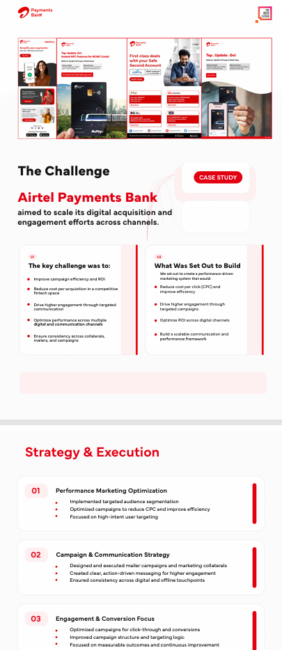 Airtel Payments Bank Digital Acquisition Campaign