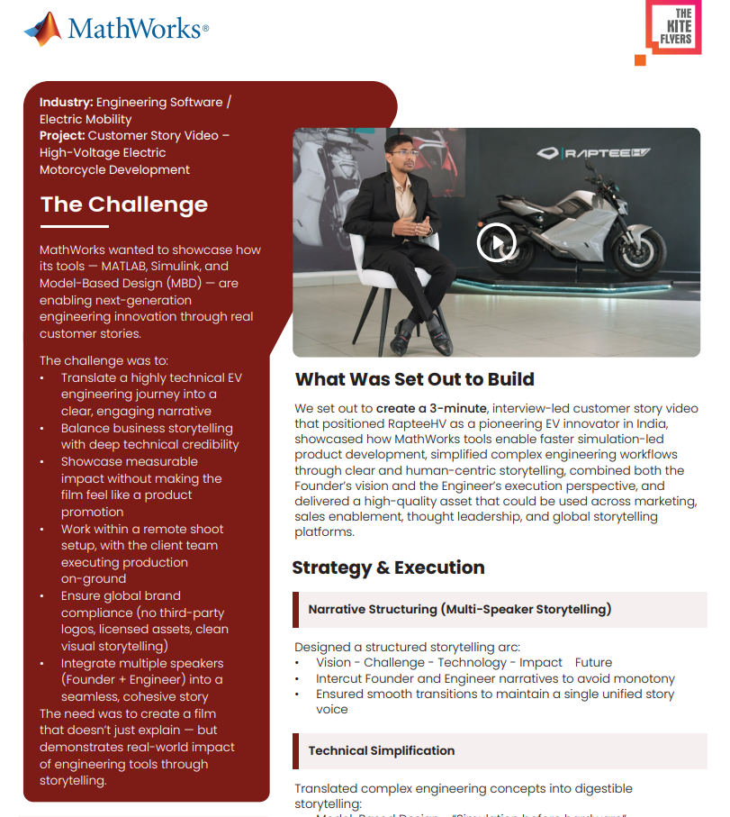 MathWorks Customer Story Video – EV Motorcycle Development